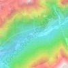 Topografische kaart Livet, hoogte, reliëf