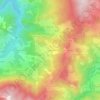 Topografische kaart I Trugoni, hoogte, reliëf