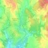 Topografische kaart Travessas, hoogte, reliëf