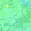Topografische kaart Oates Prairie, hoogte, reliëf