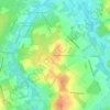 Topografische kaart Tjenneboom, hoogte, reliëf
