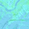 Topografische kaart Lexmond, hoogte, reliëf