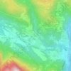 Topografische kaart Codogna, hoogte, reliëf