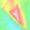 Topografische kaart Timpa di San Lorenzo, hoogte, reliëf