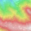 Topografische kaart Schattenseite, hoogte, reliëf