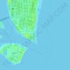 Topografische kaart South Pointe Beach, hoogte, reliëf