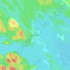 Topografische kaart Savonranta, hoogte, reliëf