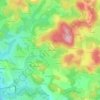 Topografische kaart Le Grand Chiroux, hoogte, reliëf