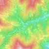 Topografische kaart Anzola, hoogte, reliëf