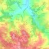 Topografische kaart Le Mas du Roule, hoogte, reliëf