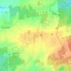 Topografische kaart Jäskau, hoogte, reliëf