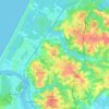 Topografische kaart Tarnos, hoogte, reliëf