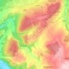 Topografische kaart Wy, hoogte, reliëf