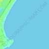 Topografische kaart Mombasa Marine Park, hoogte, reliëf