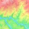 Topografische kaart Le Grand Drablet, hoogte, reliëf