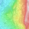 Topografische kaart Armiaz, hoogte, reliëf