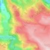 Topografische kaart Bagil, hoogte, reliëf