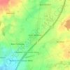 Topografische kaart Groß Schlamin, hoogte, reliëf