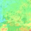 Topografische kaart Bernstorffsminde, hoogte, reliëf