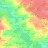 Topografische kaart Campir, hoogte, reliëf