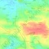 Topografische kaart La Haie-Martel, hoogte, reliëf