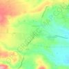 Topografische kaart Chiesanuova, hoogte, reliëf