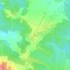 Topografische kaart Vendras, hoogte, reliëf