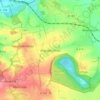 Topografische kaart Altpoderschau, hoogte, reliëf