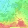 Topografische kaart Jehserig, hoogte, reliëf