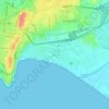 Topografische kaart Ad Dabbaghah, hoogte, reliëf