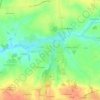 Topografische kaart La Croix, hoogte, reliëf