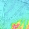 Topografische kaart Belcantone, hoogte, reliëf