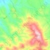 Topografische kaart Poderi di Montemerano, hoogte, reliëf
