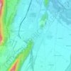 Topografische kaart Varces-Allières-et-Risset, hoogte, reliëf