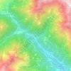 Topografische kaart Forgnengo, hoogte, reliëf