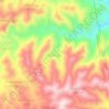 Topografische kaart Iwwal إيوال, hoogte, reliëf