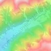 Topografische kaart Antholz Obertal - Anterselva di Sopra, hoogte, reliëf