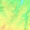 Topografische kaart La Voie Dieu, hoogte, reliëf
