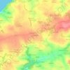 Topografische kaart Roz ar Pillat, hoogte, reliëf