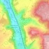 Topografische kaart Les Montgiberts, hoogte, reliëf