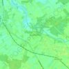 Topografische kaart Brandlecht, hoogte, reliëf