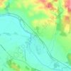 Topografische kaart Brazis, hoogte, reliëf