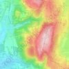 Topografische kaart Dingier, hoogte, reliëf