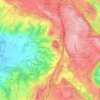 Topografische kaart Cartabbia, hoogte, reliëf