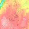 Topografische kaart La Bunodière, hoogte, reliëf