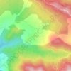 Topografische kaart Mehaga, hoogte, reliëf