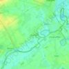 Topografische kaart Outrijve, hoogte, reliëf