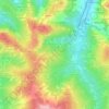 Topografische kaart Scagno, hoogte, reliëf
