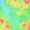 Topografische kaart Savault, hoogte, reliëf