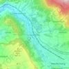 Topografische kaart Görschnitz, hoogte, reliëf